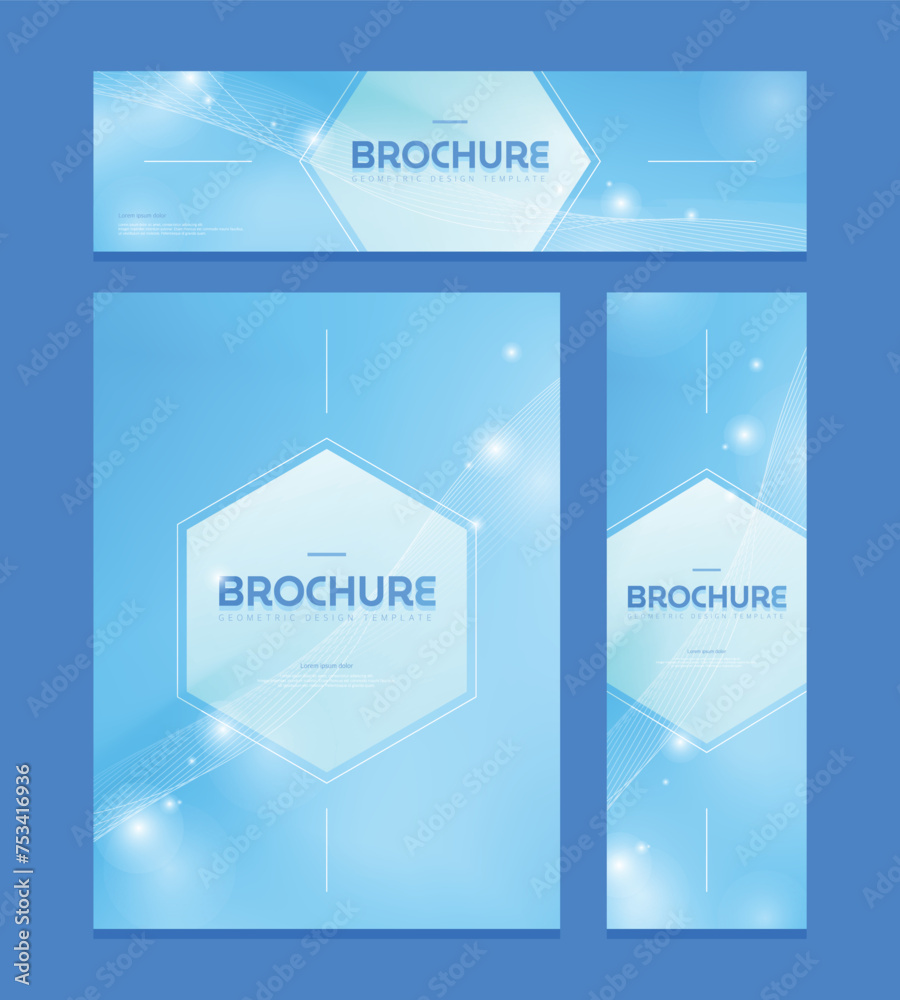 Fototapeta premium 비즈니스 브로슈어 템플릿 세트 09