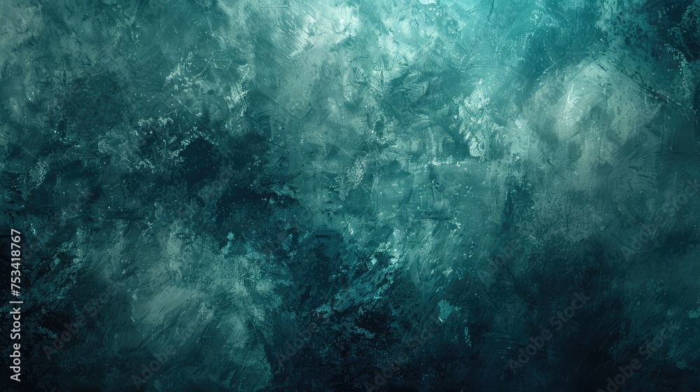 cool subtle texture dark abstract background blue green tones - obrazy, fototapety, plakaty 