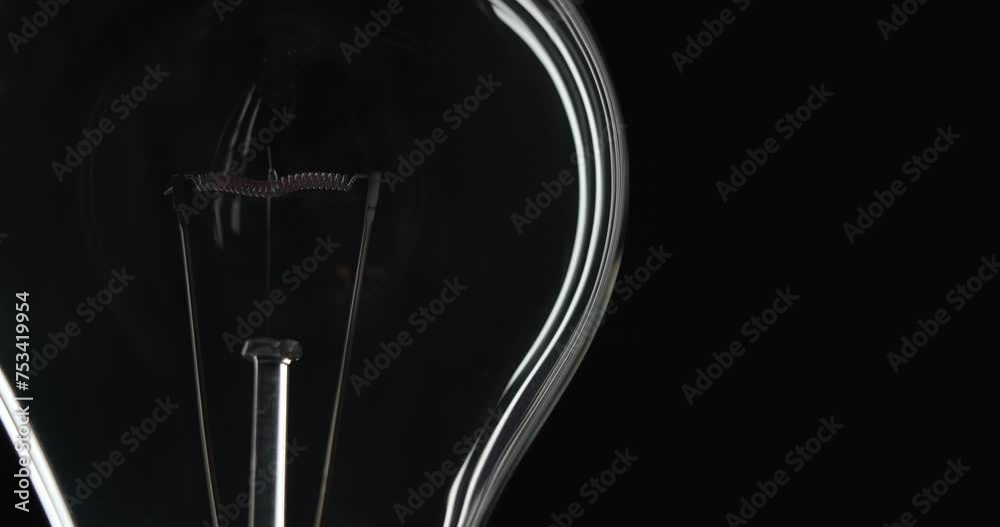 Clear Light Bulb, Frame-Left, Lighting And Turning Off