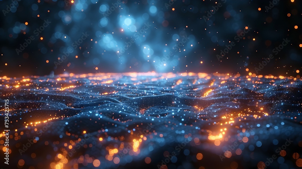 Abstract Technology Background with Digital Design Abstract Technology Background with Digital Design