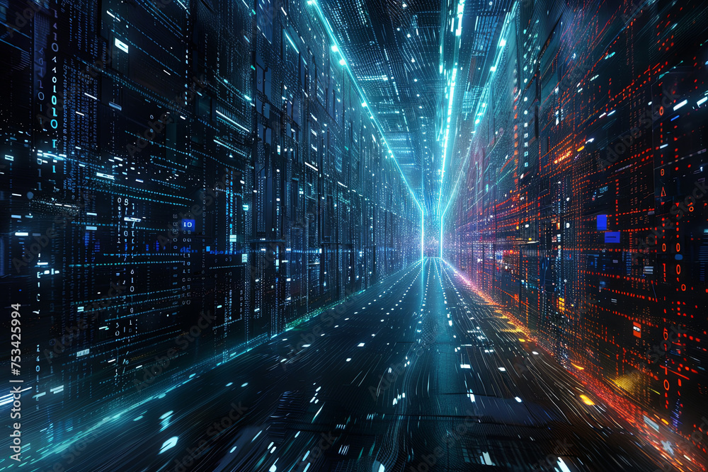 Fototapeta premium Data mining concept