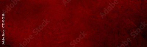 Dark red textured concrete grunge wall background © Stillfx