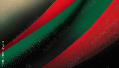 abstract background, modern brushed three colors, red, black, green illustration, PPP, PPP flag, pakistan people's party, Ai Generate