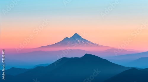 mountain view on sunset background © Катерина Спіжевска