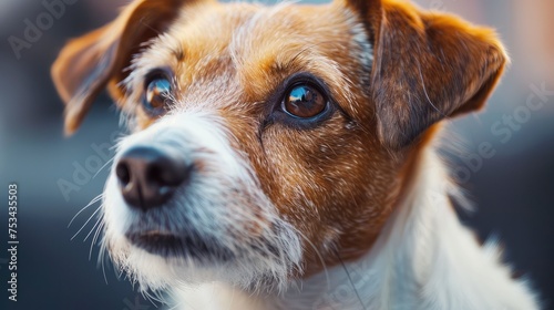 Portrait Cute Funny Dog Jack Russell, Desktop Wallpaper Backgrounds, Background HD For Designer