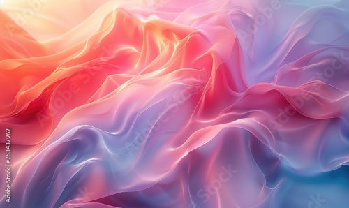 a beautiful abstract screensaver image with gradient soft tone colors