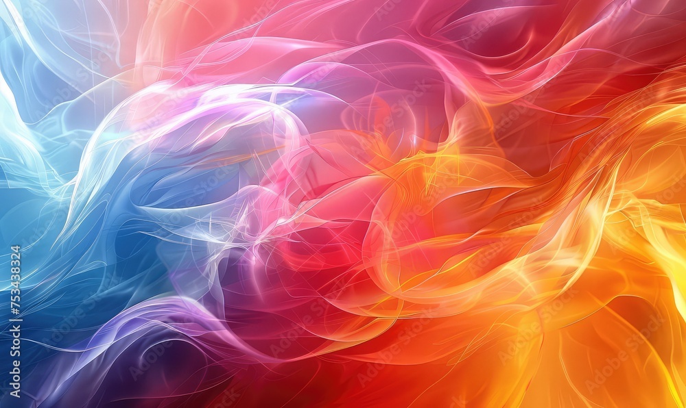 Colorful and dynamic abstract background for the spring period computer commerce and Mac universe
