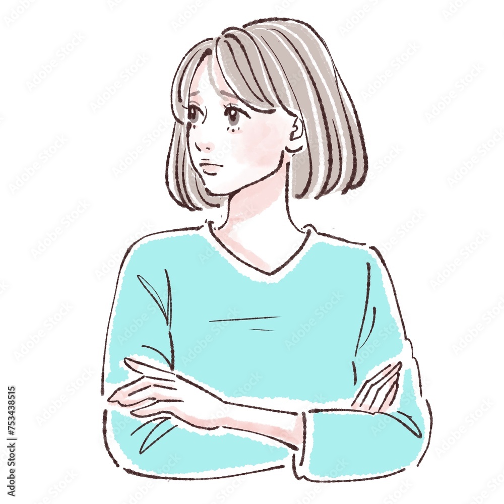 名称未設定のアートワーク女性・女の子のイラスト素材 名称未設定のアートワーク女性・女の子のイラスト素材