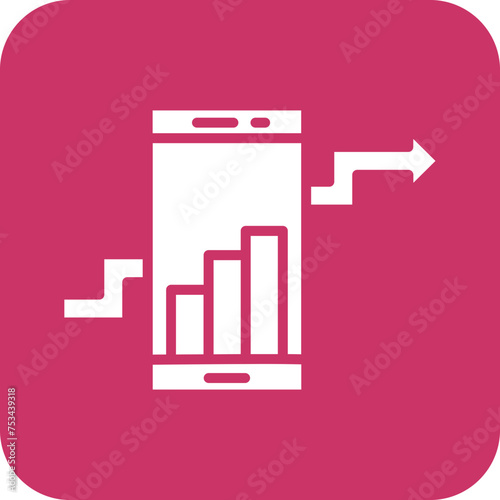 Mobile Analytics Icon Style