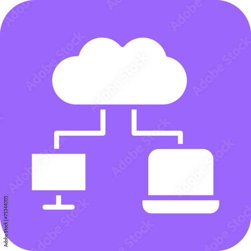 Cloud Storage Icon Style