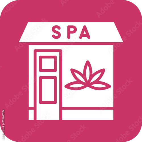 Spa Center Icon Style