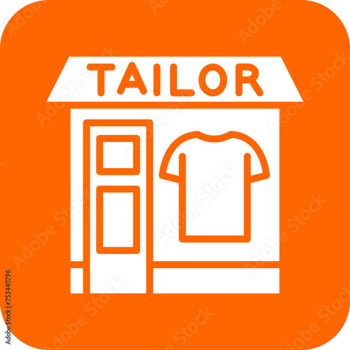 Tailor Shop Icon Style