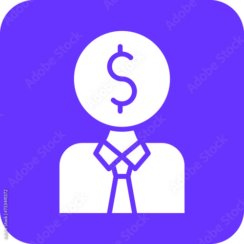 Junior Sales Rep Icon Style