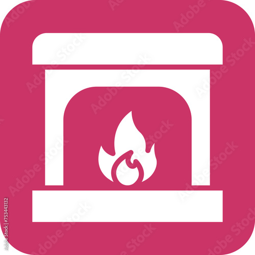 Fireplace Icon Style