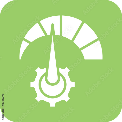 Overall Equipment Effectiveness Icon Style photo