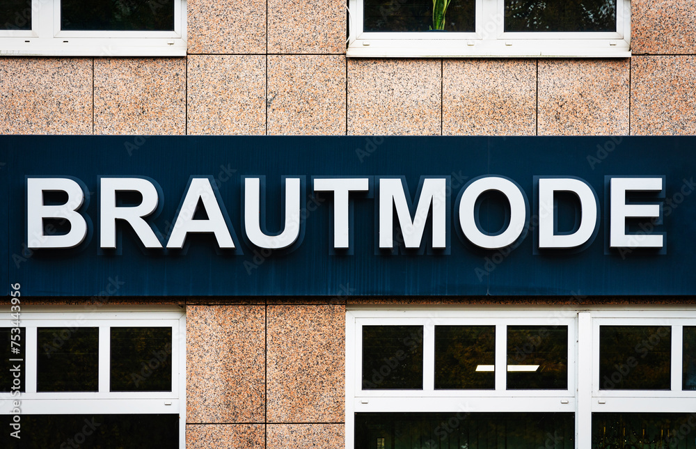 Obraz premium Brautmode