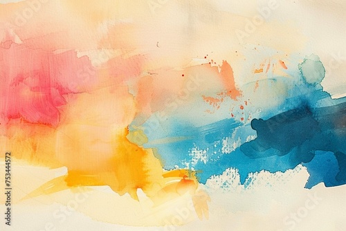 Watercolor abstract design wallpaper