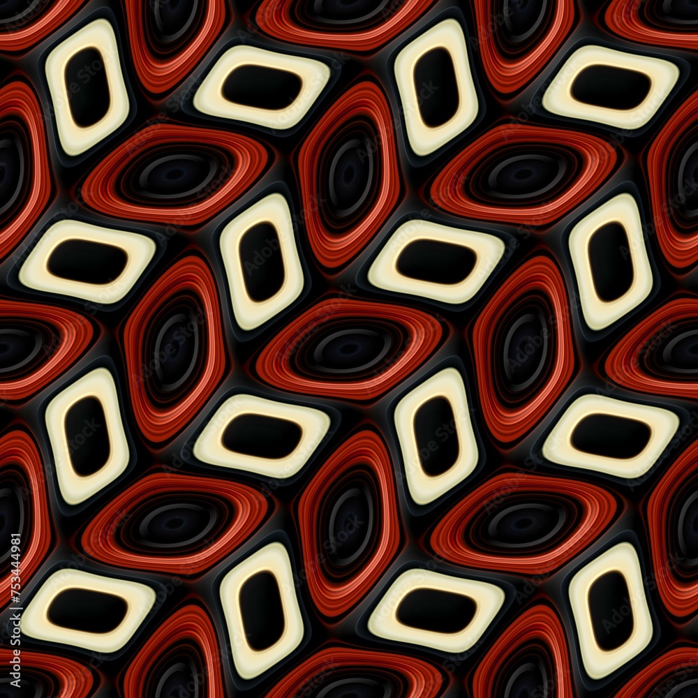 Abstract Seamless pattern. 3D Embossed background. 8K high resolution.