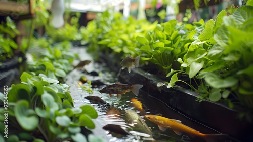 Indoor Aquatic Garden Fish and Plants in Harmony, To inspire and educate viewers on the possibilities of aquaculture and indoor gardening for a
