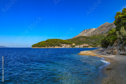 Fototapeta Naklejka Na Ścianę i Meble -  Beaches Makarska Riviera tourist destination Croatia