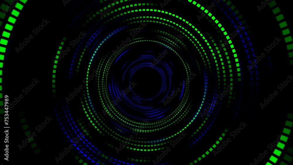 Abstract colorful circle frame tunnel background illustration . Abstract colorful circle frame tunnel background illustration .