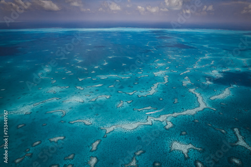 Reefs and Lagoon from above