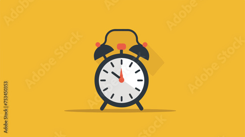 alarm clock iconat vector