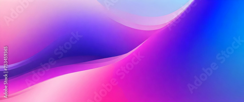 colorful waves in harmony: the beauty of abstract art with this design, where wavy patterns and a harmonious blend of pink to blue create a visually stunning piece 