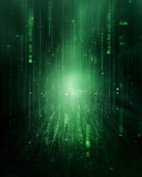 Matrix Green background