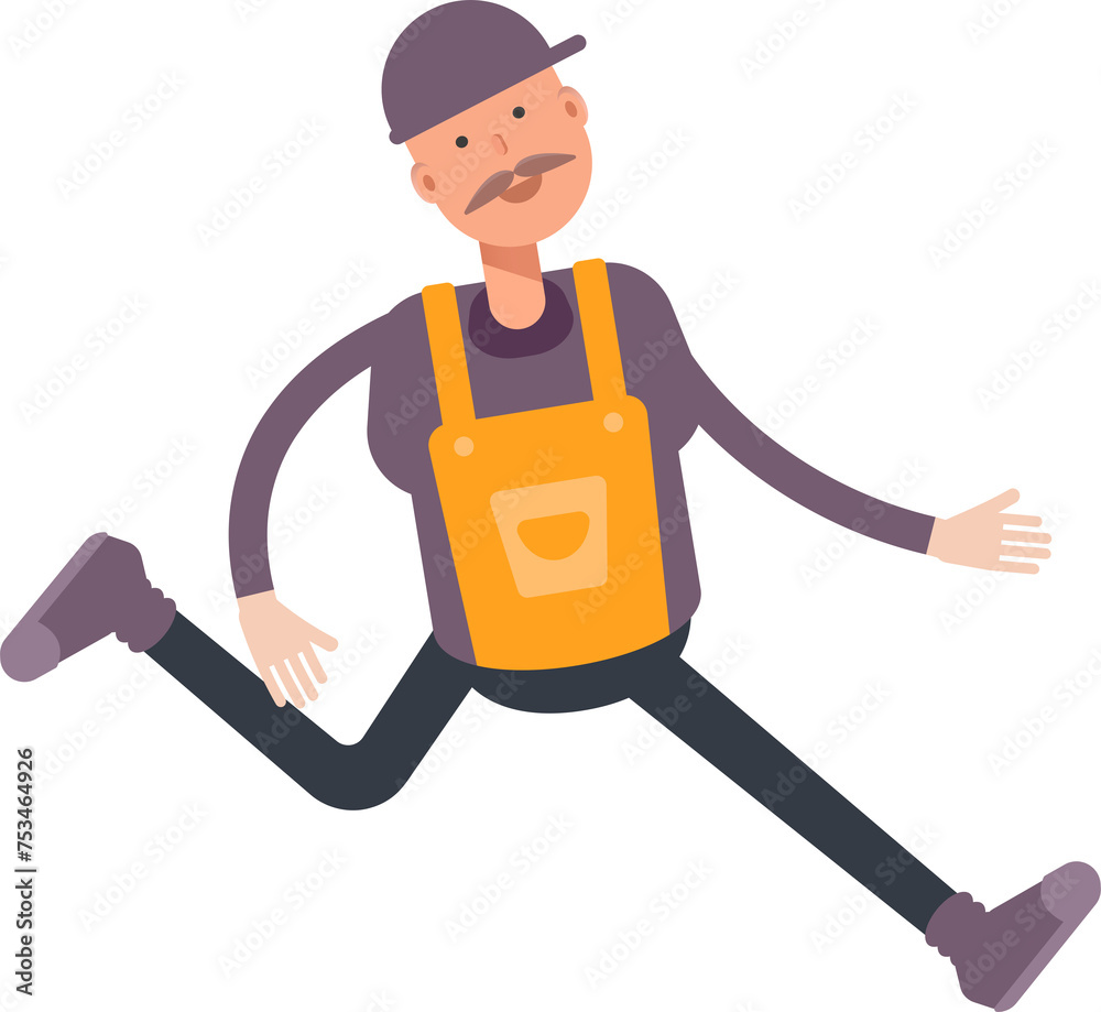 Service Man Character Walking
Service Man Character Walking
