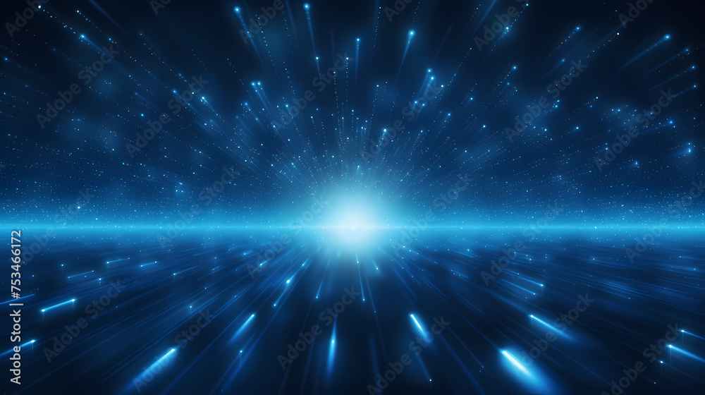 Abstract image of a space filled with bright lights Abstract image of a space filled with bright lights