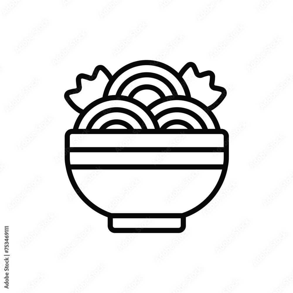 noodles icon vector design template simple and clean noodles icon vector design template simple and clean