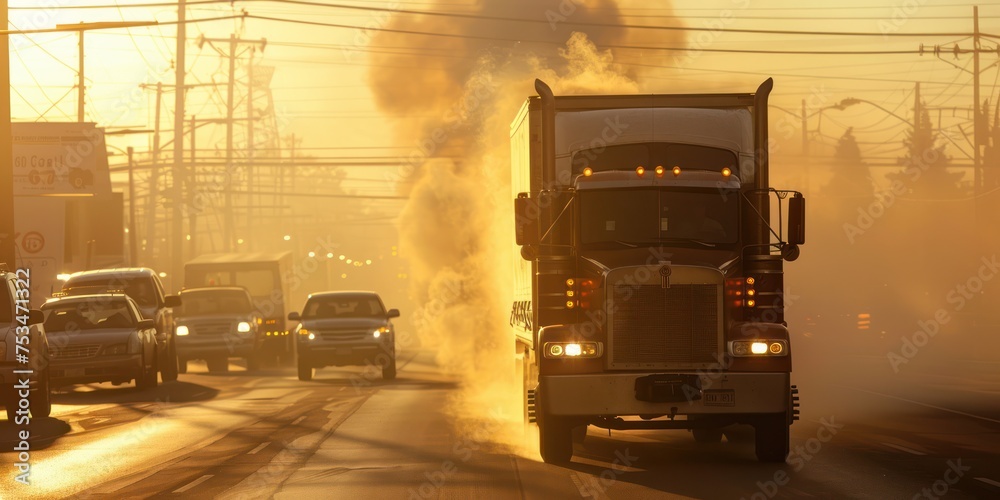 truck pollution 