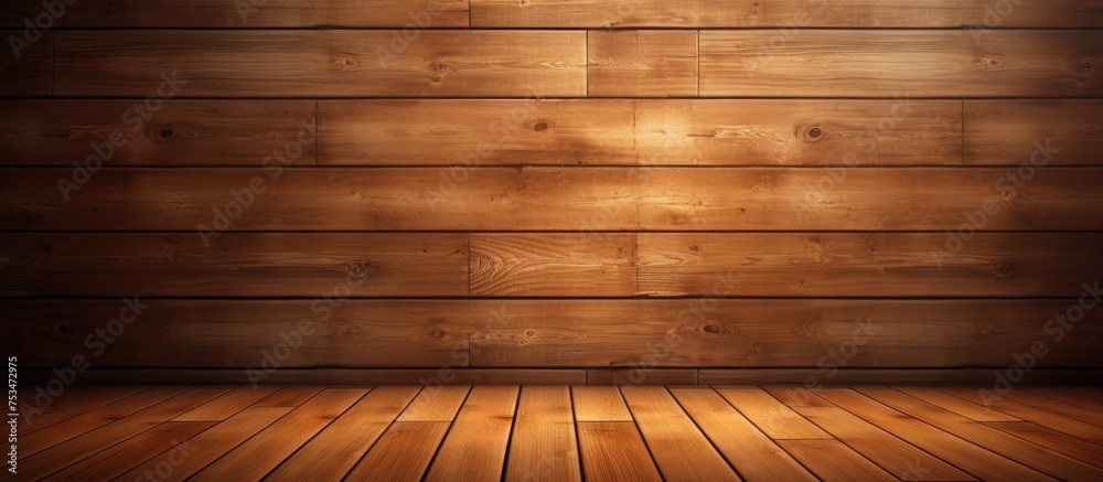 Brown wooden backdrop with wood panel wall or wallpaper Brown wooden backdrop with wood panel wall or wallpaper