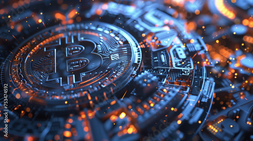 Wallpaper Mural Bitcoin Proof of Work. Torontodigital.ca