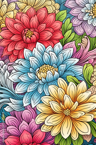 flower mindful pattern