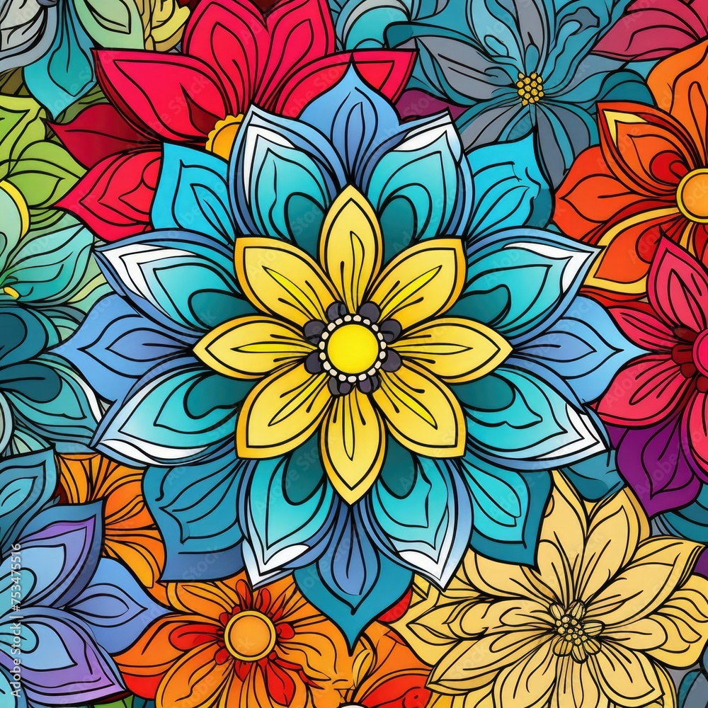 flower mindful pattern