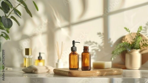 Skincare, natural body and hair care with essential oils