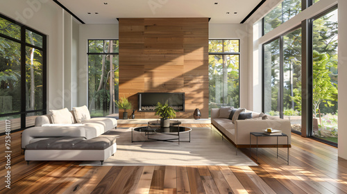 Beautiful living room interior