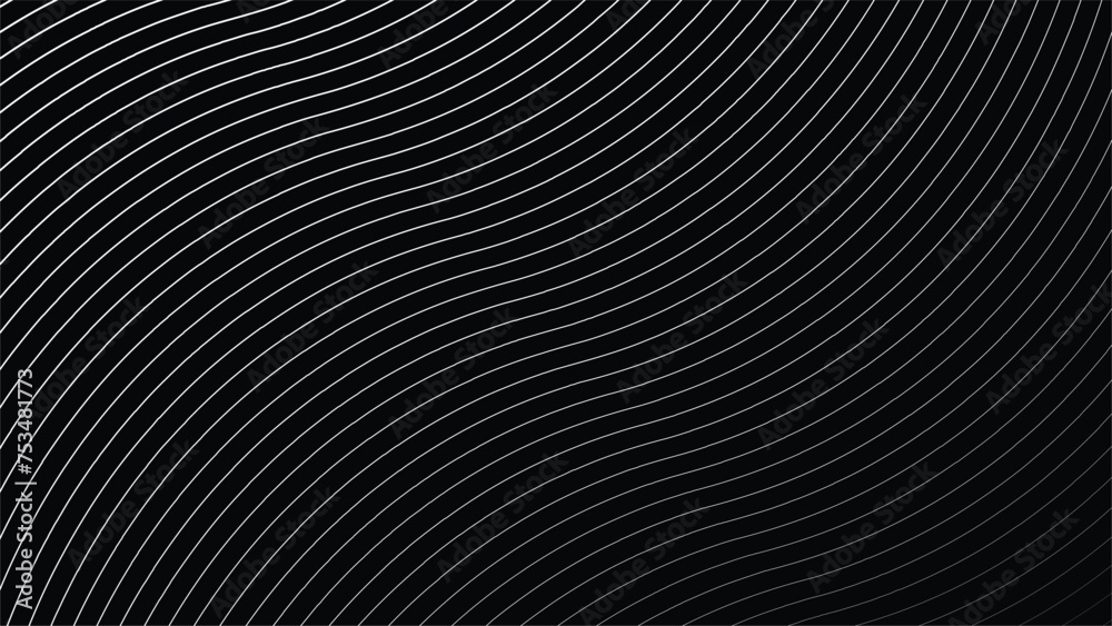 Black Background Lines vector image abstract wallpaper for backdrop or decoration Black Background Lines vector image abstract wallpaper for backdrop or decoration
