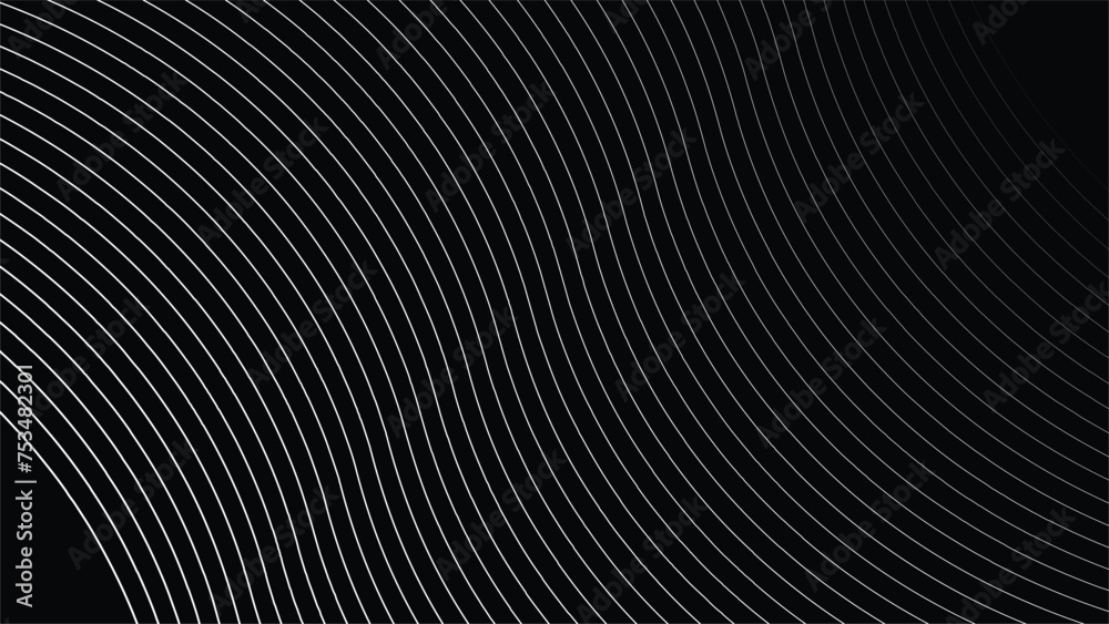 Black Background Lines vector image abstract wallpaper for backdrop or decoration Black Background Lines vector image abstract wallpaper for backdrop or decoration