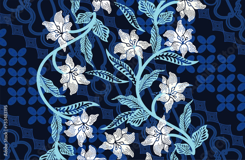 Batik Indonesian: is a technique of wax-resist dyeing applied to whole cloth, or cloth made using this technique originated from Indonesia.