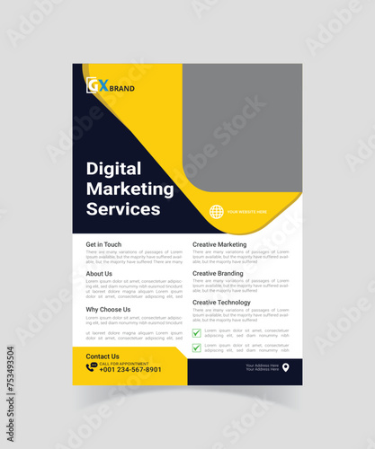 Corporate modern business flyer Design 