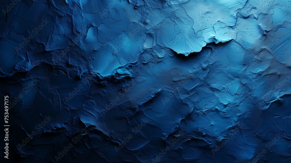 Abstract Blue Texture Wall Art Background