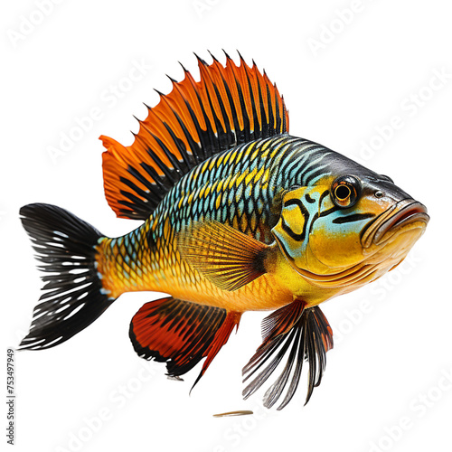 fish isolated on white