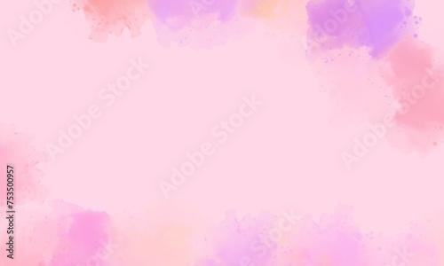 pink watercolor background