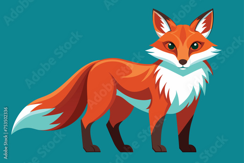 Fox Vector Illustration Design 