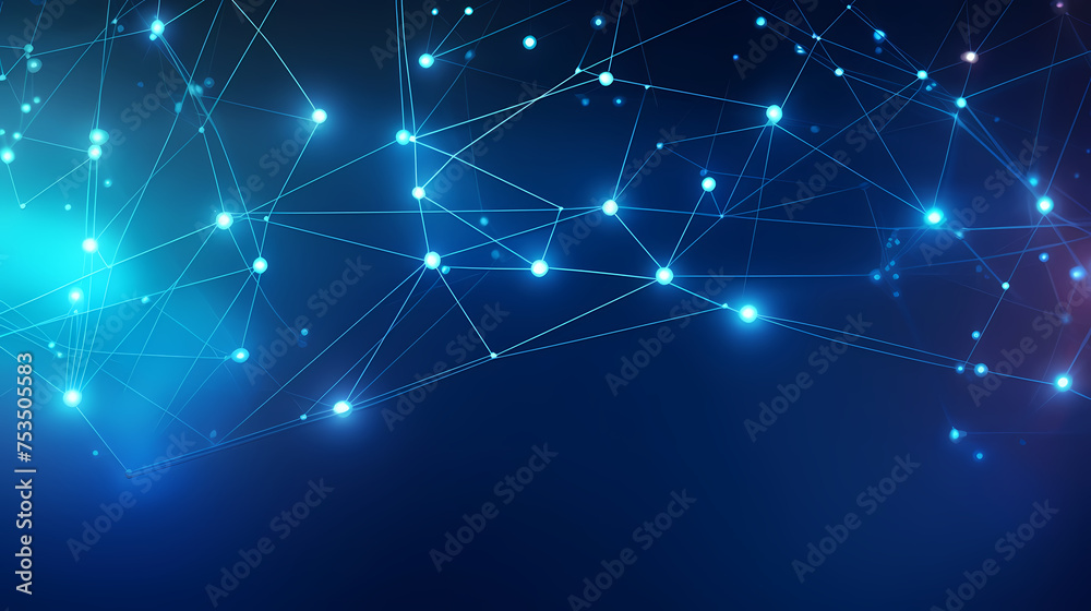 Cyberspace grid background, blockchain and abstract technology background Cyberspace grid background, blockchain and abstract technology background