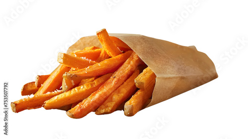 Crispy Baked Sweet Potato Fries - A Healthier Junk Food Twist.
