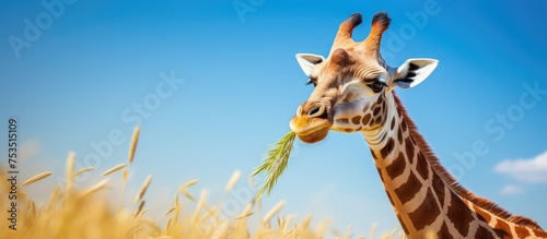 Graceful Doe Grazing Peacef...